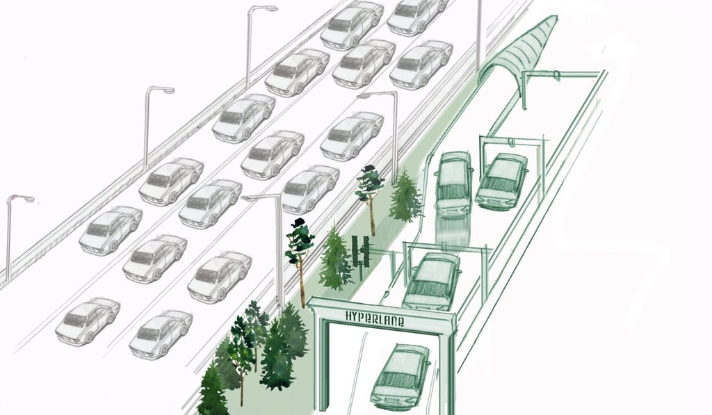 the Hyperlane plan won top honoUrs in a recent innovation competition. Photo: Anthony Barrs and Baiyu Chen