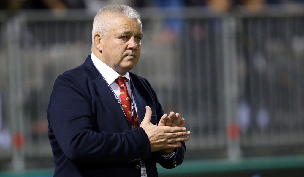 British & Irish Lions' coach Warren Gatland admits his side has plenty to work on ahead of their clash with the Blues. Photo: AFP