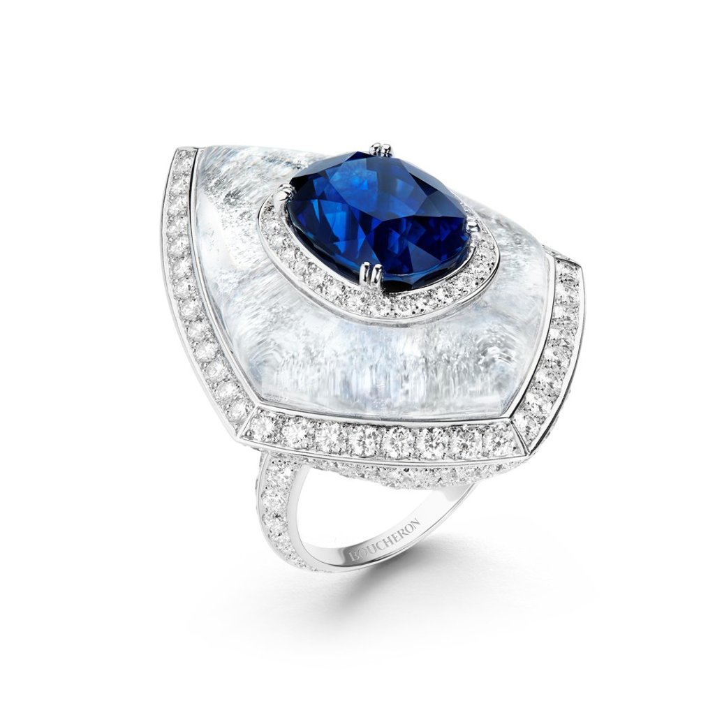 The enormous gemstone on the ring captures all the limelight during a star-studded occasion. Price on request