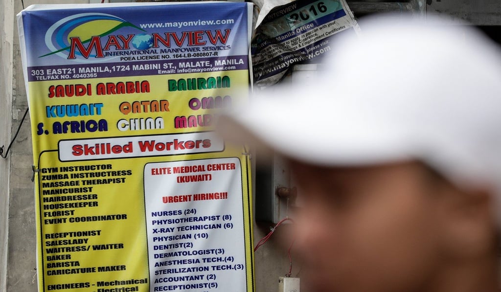 The Philippines on Tuesday halted the deployment of workers to Qatar as the gas-rich Gulf state grappled with a diplomatic crisis after its neighbours cut ties with Doha. Photo: EPA