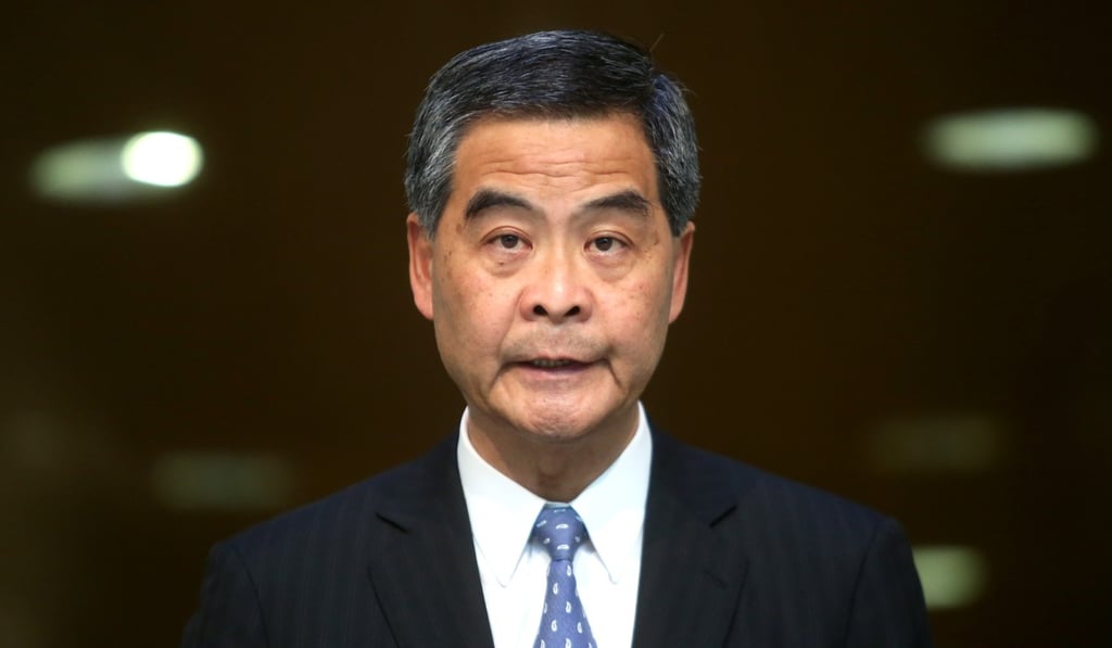 Chief Executive Leung Chun-ying expressed his condolences to the victims of the London terror attack. Photo: Sam Tsang Chief Executive Leung Chun-ying expressed his condolences to the victims of the London terror attack. Photo: Sam Tsang