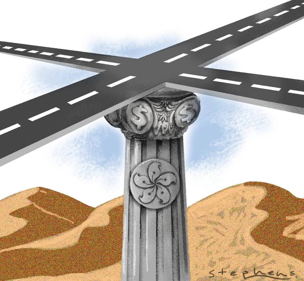 Hong Kong, with its expertise and sophistication, is an ideal place for assembling belt and road financing packages. Illustration: Craig Stephens Hong Kong, with its expertise and sophistication, is an ideal place for assembling belt and road financing packages. Illustration: Craig Stephens