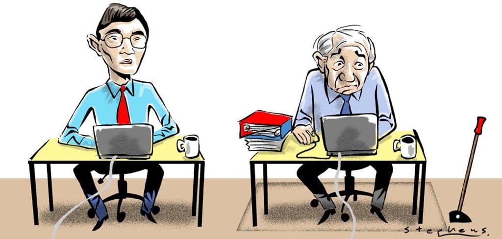 Job ­insecurity and low-status, poorly paid positions can damage the health and well-being of older workers. Illustration: Craig Stephens