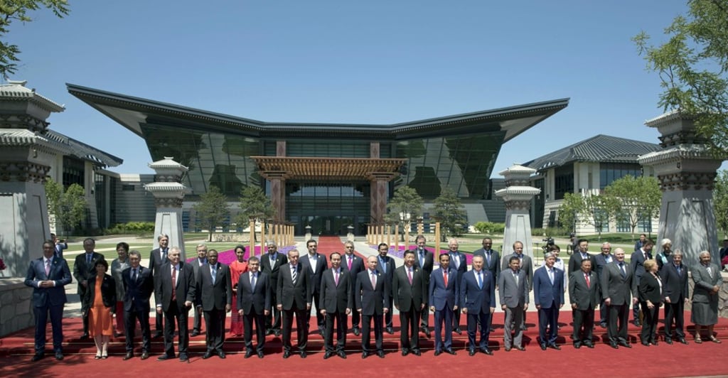 The perpetual haze that hangs over Beijing was made to dissipate as the leaders of 29 countries gathered in the Chinese capital on May 15 for a two-day meeting called the Belt and Road Forum for International Cooperation. Photo: Kyodo