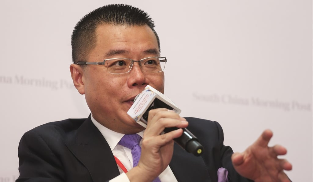 Witman Hung, principal liaison officer for Hong Kong, Shenzhen Qianhai Authority urges businesses to think in the Greater Bay area context. Photo: K.Y. Cheng