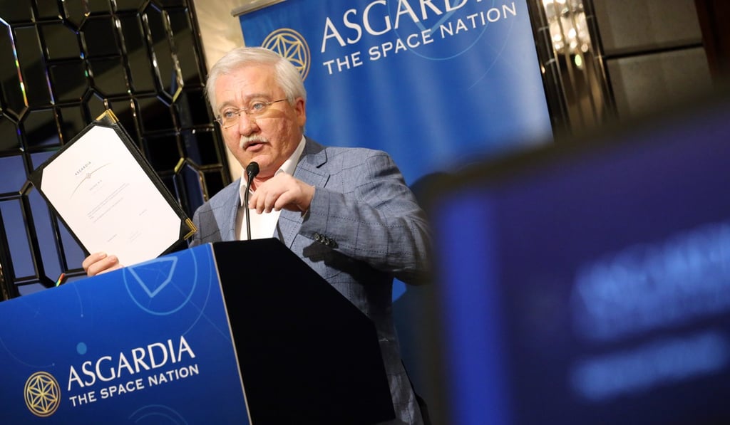 Ashurbeyli called on the nation’s 200,000 members to vote on a constitution online this Sunday. Photo: Felix Wong