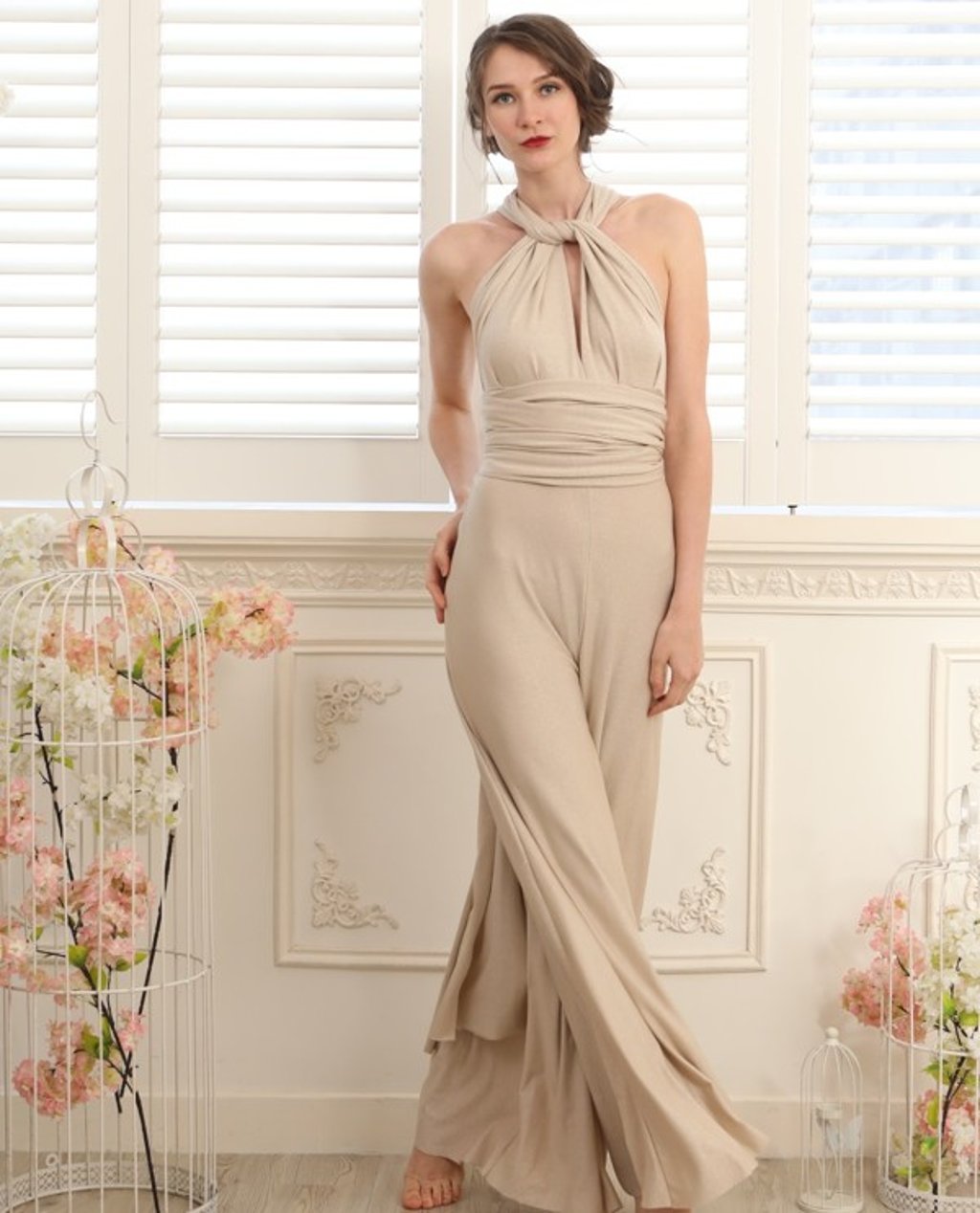 Rania Hatoum bridesmaid romper style dress