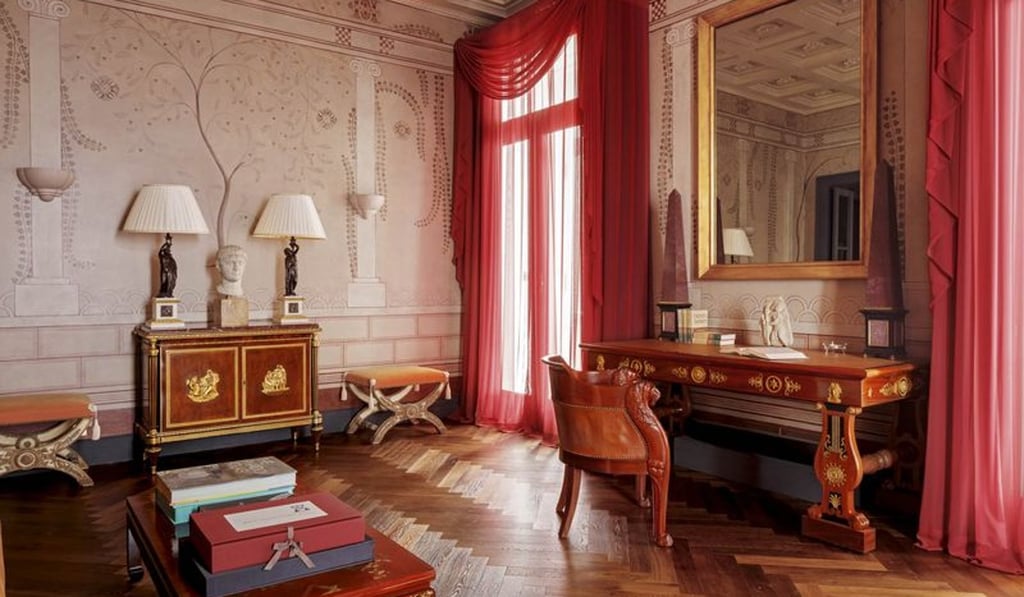 The house’s interiors were restored after it was purchased in 2012