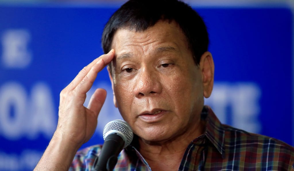 Philippine President Rodrigo Duterte has called human rights experts ‘stupid’ for criticising his war on drugs. Photo: Reuters