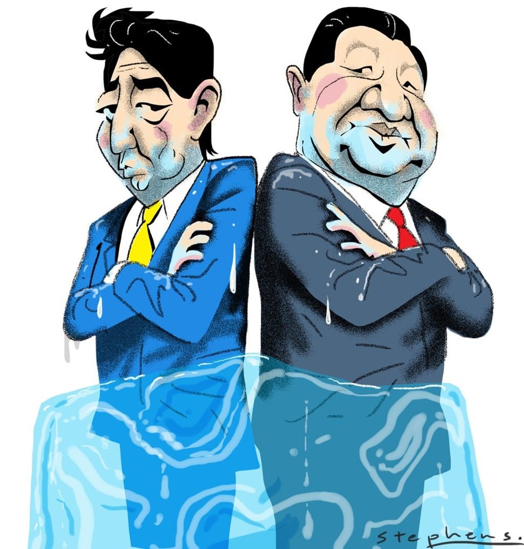 Anger over the distant past and today’s nationalistic imperatives make Abe and Xi relative strangers. The good news is that a diplomatic thaw may be afoot. Illustration: Craig Stephens
