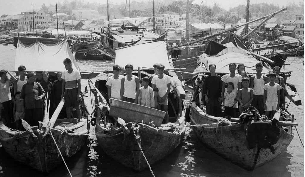 Refugees from China at Cheung Chau in 1968. Sicard helped start a free school for such fugitives in Hong Kong. Picture: SCMP