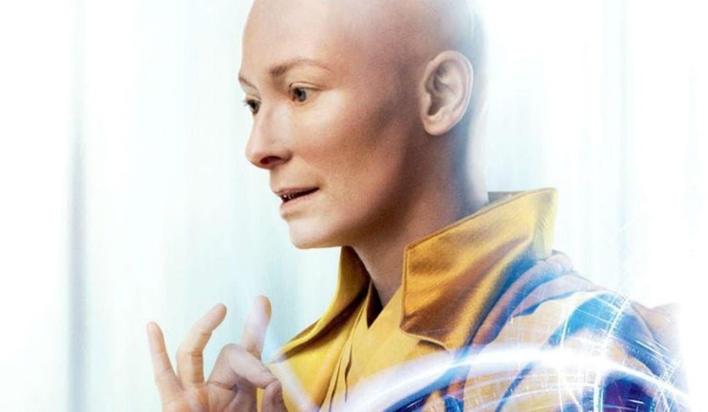 Tilda Swinton in Doctor Strange. Tilda Swinton in Doctor Strange.