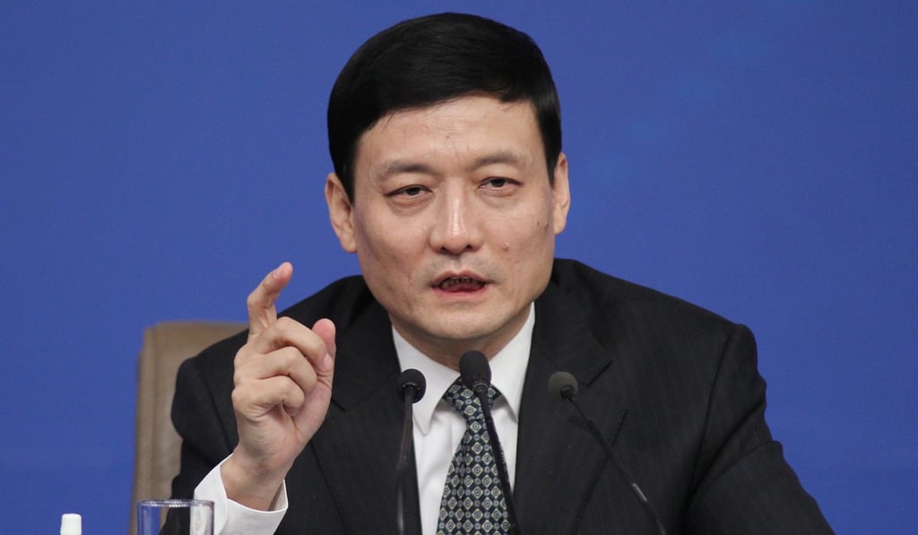 Xiao Yaqing, chairman of the State-owned Assets Supervision and Administration Commission of the State Council, meets the press at the National People's Congress media centre in Beijing last year. Photo: Simon Song