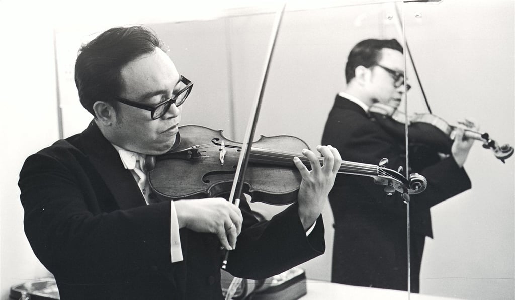 Lim Kek-tjiang first made his name as a violinist. Photo: R. Yung