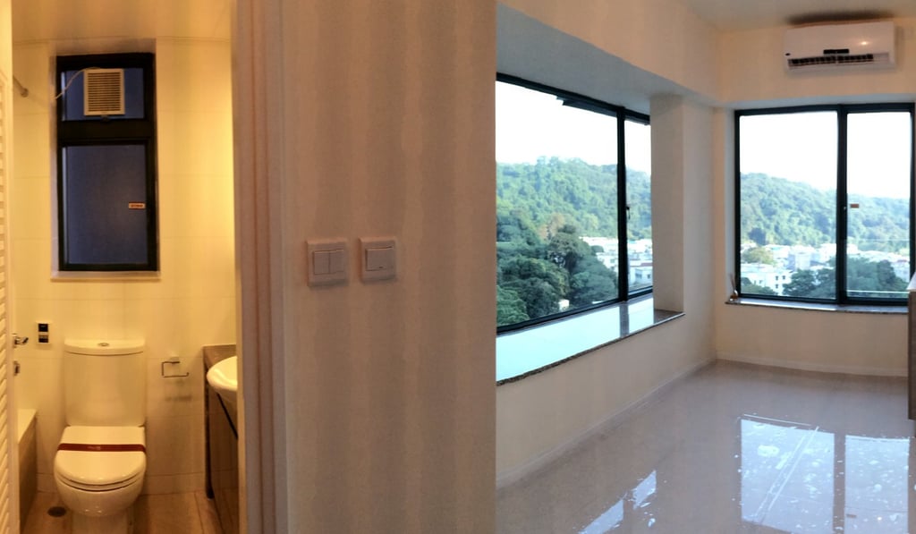 The interior of a show flat for Mont Vert in Tai Po, one of many recent Hong Kong projects offering micro flats, which included a 165 sq ft unit. Photo: Felix Wong