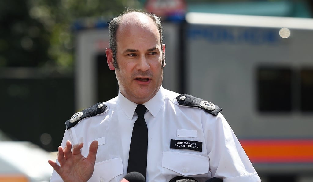 London Metropolitan Police Commander Stuart Cundy delivers a statement to the press on June 17, 2017. Photo: EPA