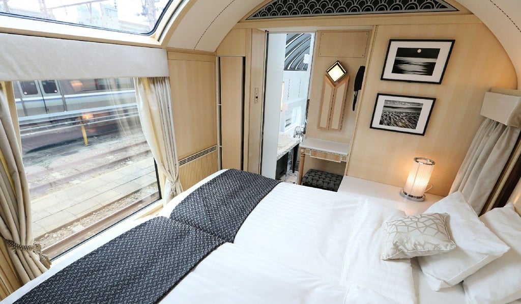 A suite of Japan's latest super-deluxe cruise train