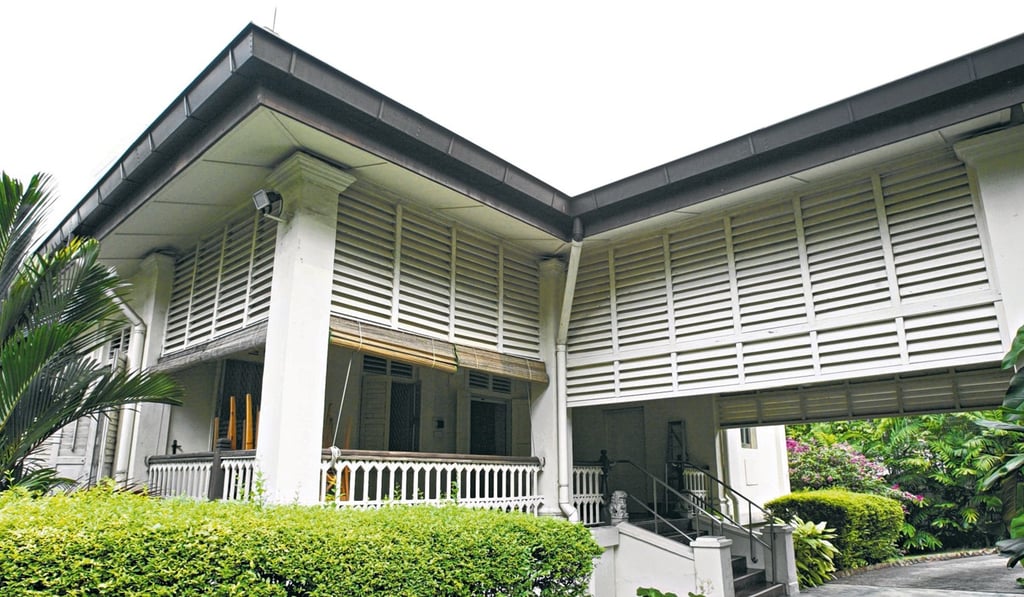 Lee Kuan Yew’s house at 38 Oxley Road. Photo: Straits Times. Lee Kuan Yew’s house at 38 Oxley Road. Photo: Straits Times.