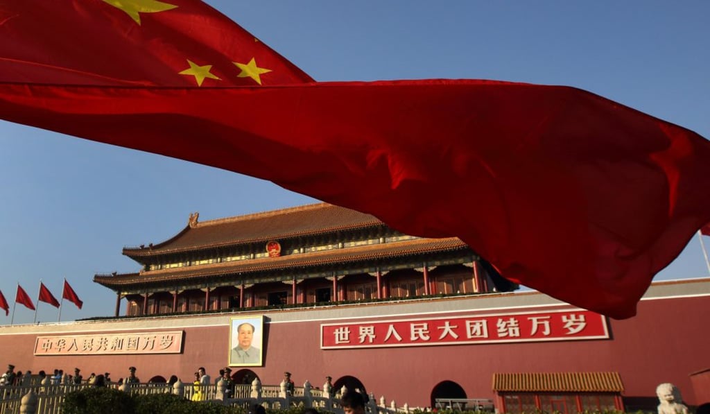 A Chinese flag flies in front of Tiananmen Gate in Beijing. The Democratic Party is highly critical of the Chinese political system. Photo: Bloomberg A Chinese flag flies in front of Tiananmen Gate in Beijing. The Democratic Party is highly critical of the Chinese political system. Photo: Bloomberg