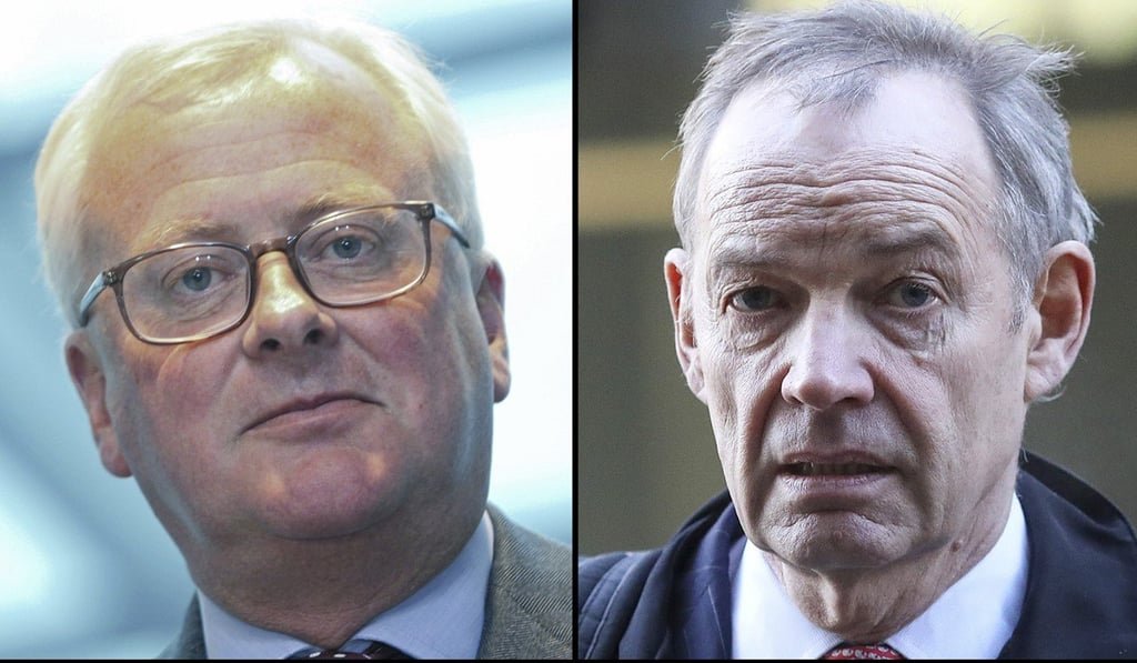 Thomas Kalaris, former chief executive officer of Barclays Wealth, Roger Jenkins, former chairman of investment banking for the Middle East. Photo: Bloomberg