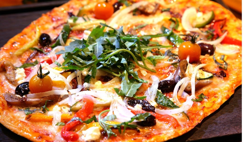 One of a selection of pizzas from Enoteca in Soho