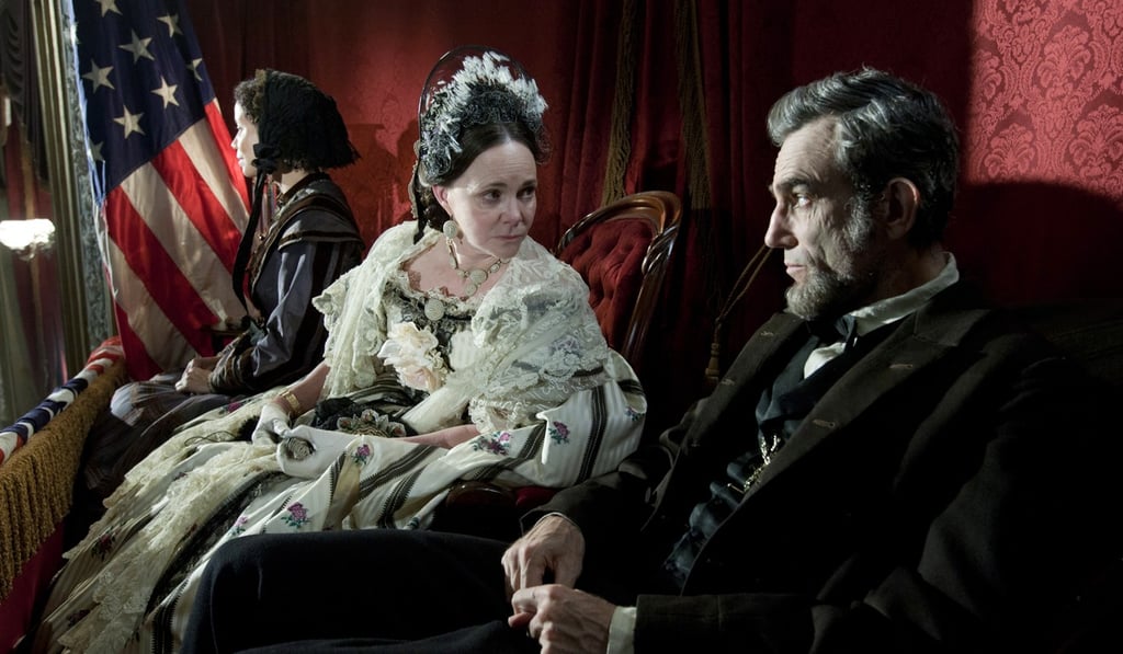 This image released by DreamWorks II Distribution and Twentieth Century Fox Film Corporation shows Sally Field and Daniel Day-Lewis appearing in a scene from