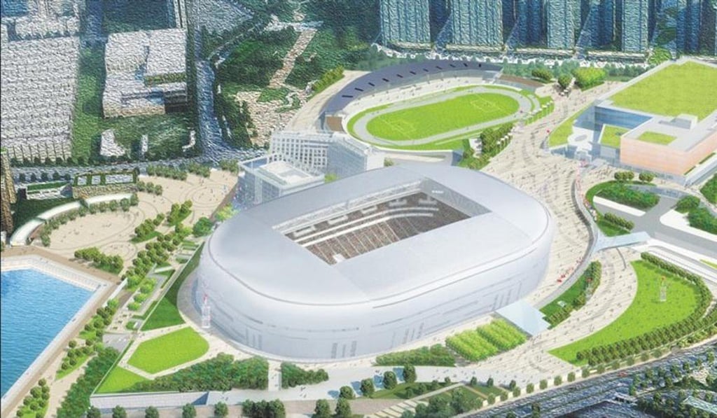 An artist’s impression of the Kai Tak Sports Park.
