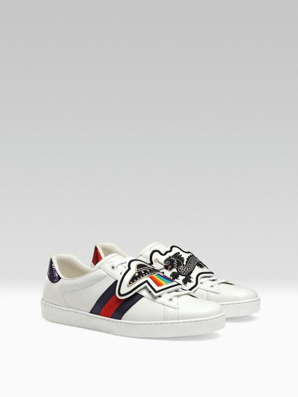 Gucci ace sneaker with removable patches new arrivals
