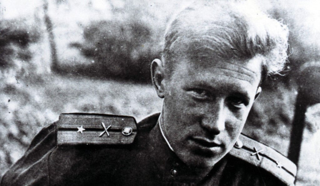 Yuri Drozdov as a young Soviet soldier during the storming of Berlin in 1995. Photo: Rossiiskaya Gazeta Yuri Drozdov as a young Soviet soldier during the storming of Berlin in 1995. Photo: Rossiiskaya Gazeta