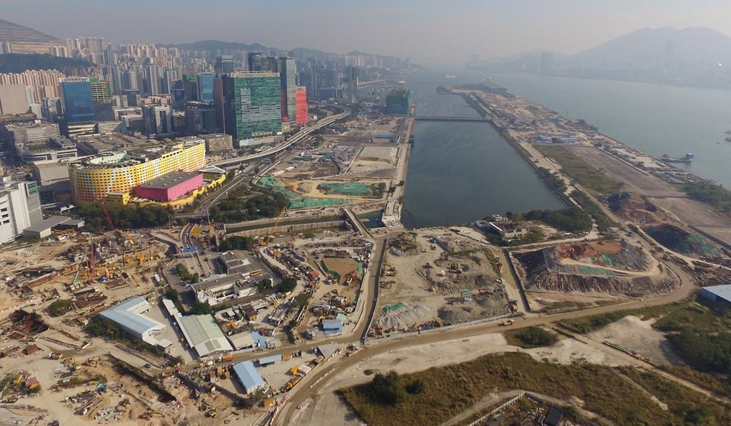 The new sports park is on the site of the old airport in Kai Tak. Photo: Bruce Yan