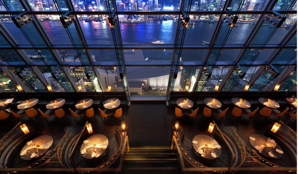 View of the Victoria Harbour from Aqua