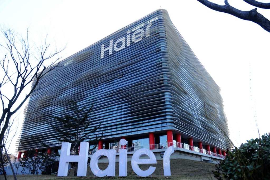 White goods manufacturer Haier has set up a future-forward data management and digital commerce platform. Photo: AP