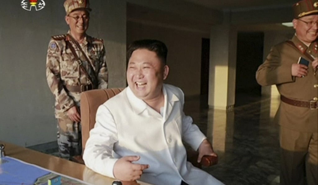 North Korean leader Kim Jong-un watches a missile launch, in this image taken from a news bulletin video on May 30. If any good is to come of the tragedy of Otto Warmbier’s death, it will be to raise the level of awareness of how far the Kim regime will go to enforce its rule. Photo: KRT via AP Video North Korean leader Kim Jong-un watches a missile launch, in this image taken from a news bulletin video on May 30. If any good is to come of the tragedy of Otto Warmbier’s death, it will be to raise the level of awareness of how far the Kim regime will go to enforce its rule. Photo: KRT via AP Video
