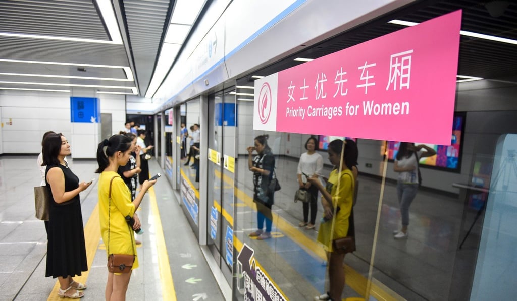 Signs advertising the initiative on the metro system. Photo: Xinhua