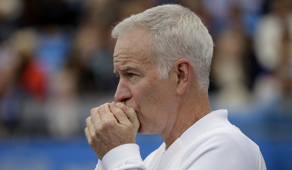 John McEnroe is on tour promoting his new book, ‘But Seriously’. Photo: AP John McEnroe is on tour promoting his new book, ‘But Seriously’. Photo: AP