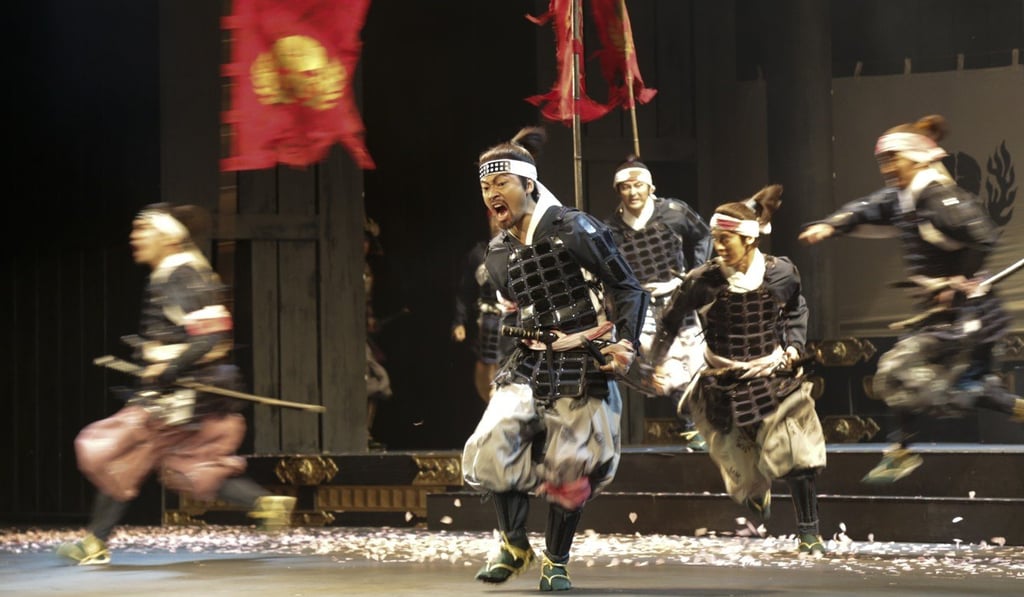 The setting for Ninagawa’s Macbeth is a scaled-up butsudan - a Japanese household altar. Photo: James Wendlinger