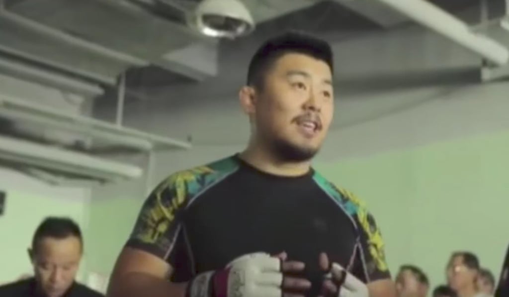 Xu Xiaodong prepares for the fight that never was in Shanghai. The mixed martial artist claims his opponent asked his nephew to call the police to get the bout stopped. Photo: Handout