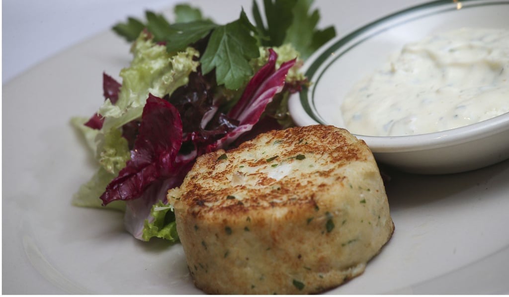 The crab cake from Wolfgang's Steakhouse.