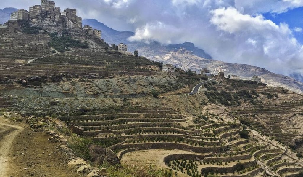 The village of Haraaz, Yemen, where Port of Mokha has partnered with thousands of burgeoning coffee farmers
