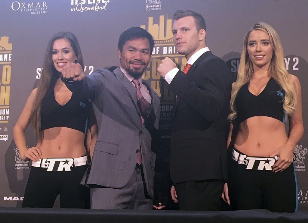 Pacquiao will face Horn for the WBO belt on Sunday. Photo: AP
