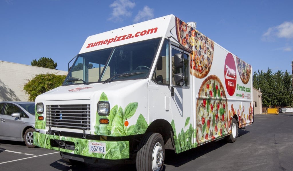 This truck can bake your pizza while it's on its way to your house. Photo: Courtesy of Zume Pizza. This truck can bake your pizza while it's on its way to your house. Photo: Courtesy of Zume Pizza.