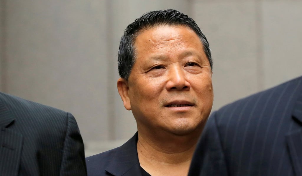 Macau real estate developer Ng Lap Seng exiting US Federal Court in New York after a hearing last year. Photo: Reuters