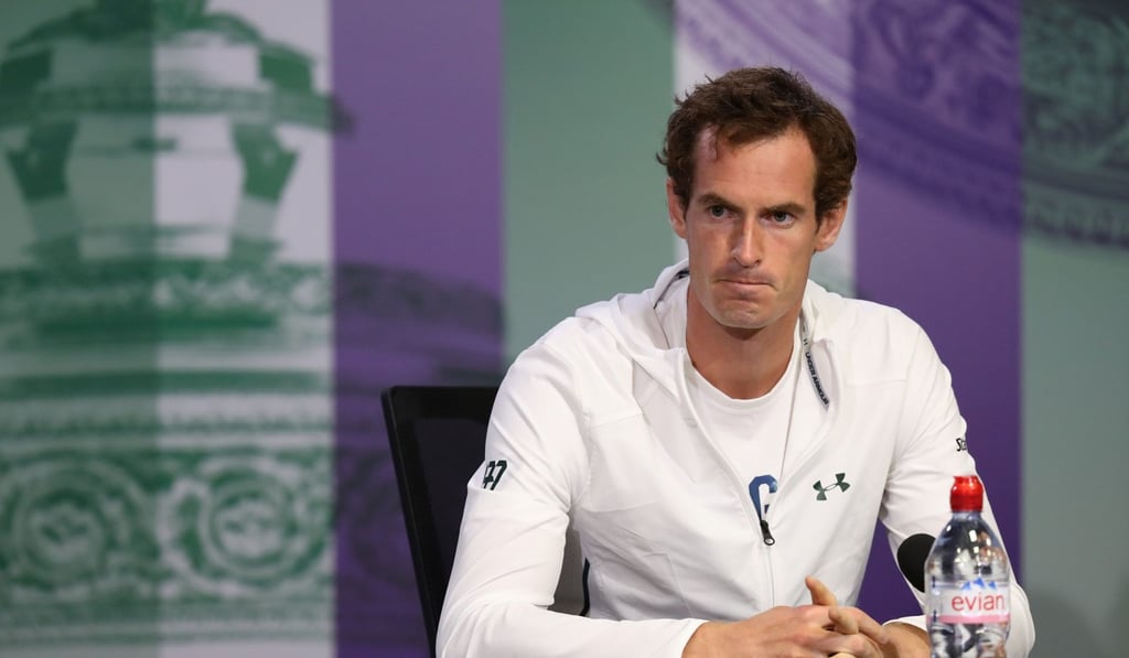 Andy Murray speaks during a press conference at The All England Club. Photo: AFP Andy Murray speaks during a press conference at The All England Club. Photo: AFP