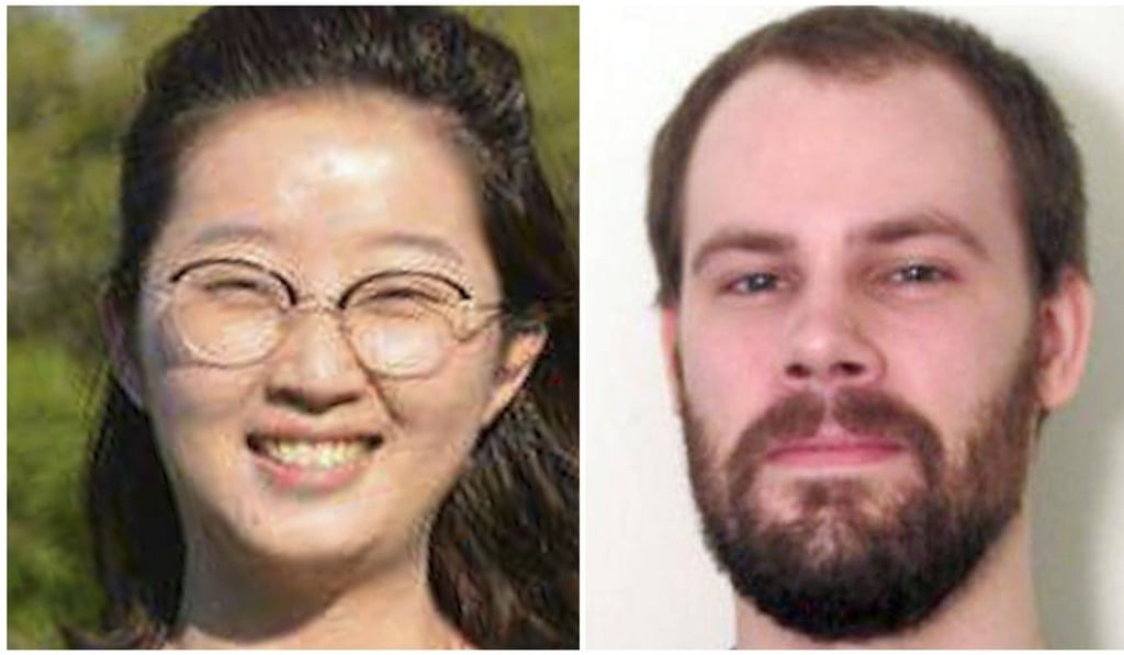 Zhang Yingying and her suspected kidnapper and killer Brendt Allen Christensen. Photos: Handout