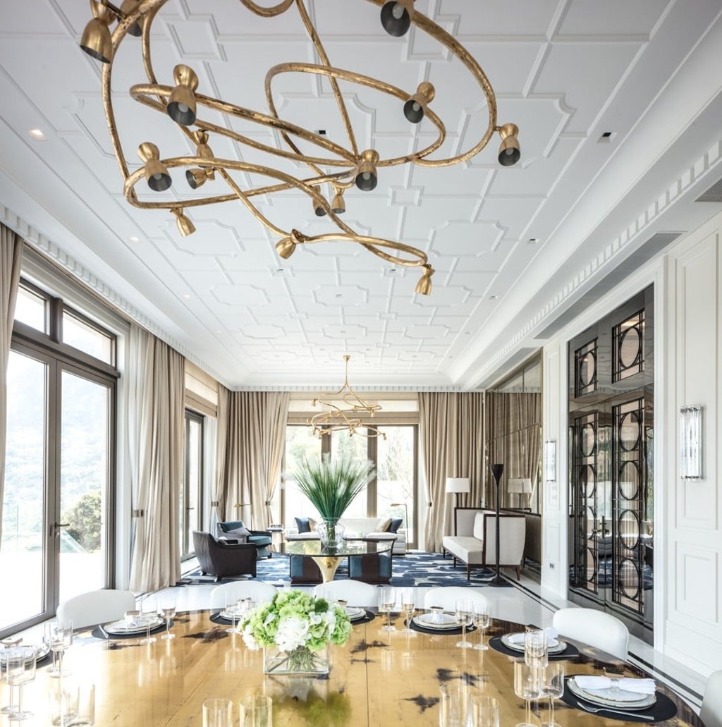 Mount Nicholson’s living and dining room Mount Nicholson’s living and dining room