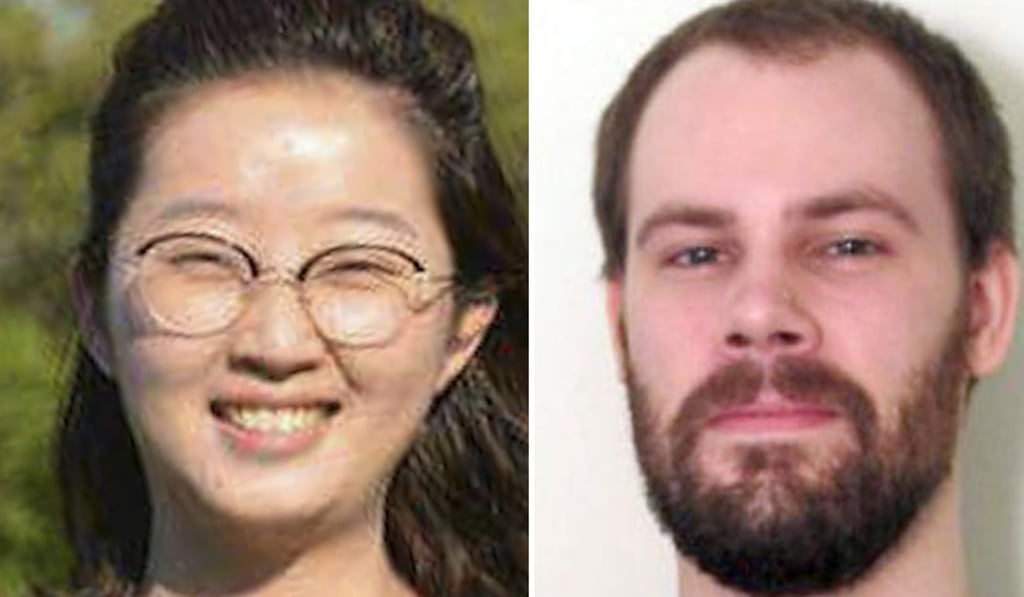 Yingying Zhang and Brendt Christensen, who is accused of kidnapping the Chinese scholar. Police believe Zhang has been killed. Photos: Handout