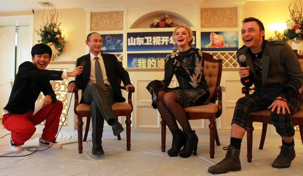 The farmer from a remote village in central China enjoys his time on a TV show. Photo: Handout