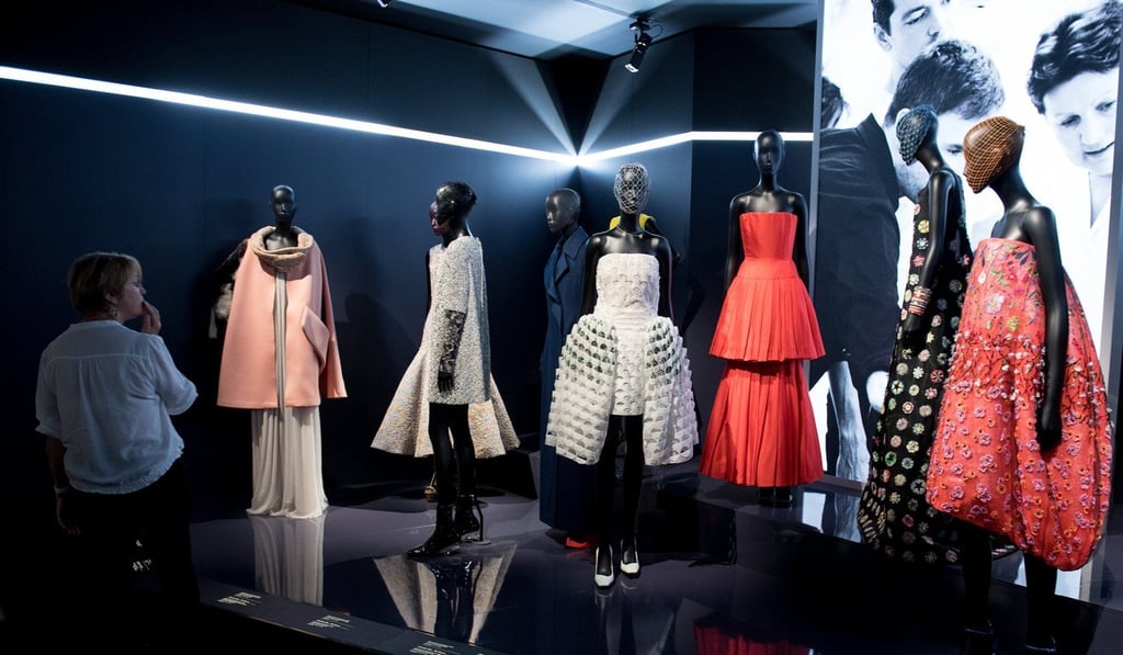 The Musee des Arts Decoratifs presents an exhibition of the work of French designer Christian Dior during the Paris Fashion Week. Photo: EPA