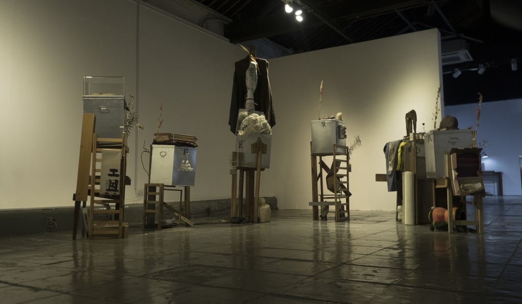 Tsang Tak-ping’s work, Six Scenarios of Mindful Practice: Ego-centric Suffering, Severe Attachment (2017) can be found at ‘The Talkover/Handover 2.0 exhibition’ at 1a space gallery. Photo: courtesy of the artist