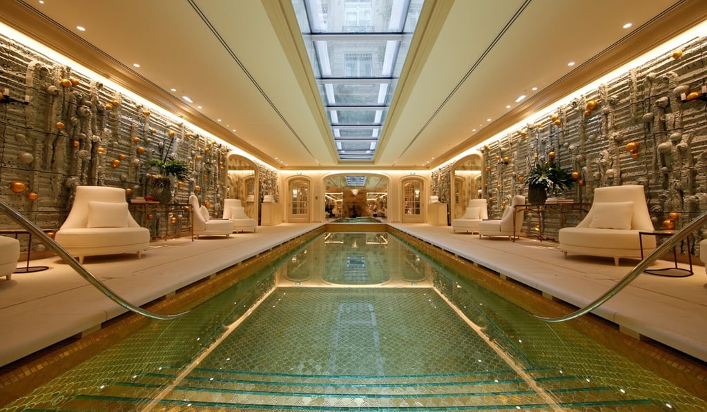 A second underground floor was created to house a spa and swimming pool. Photo: Reuters